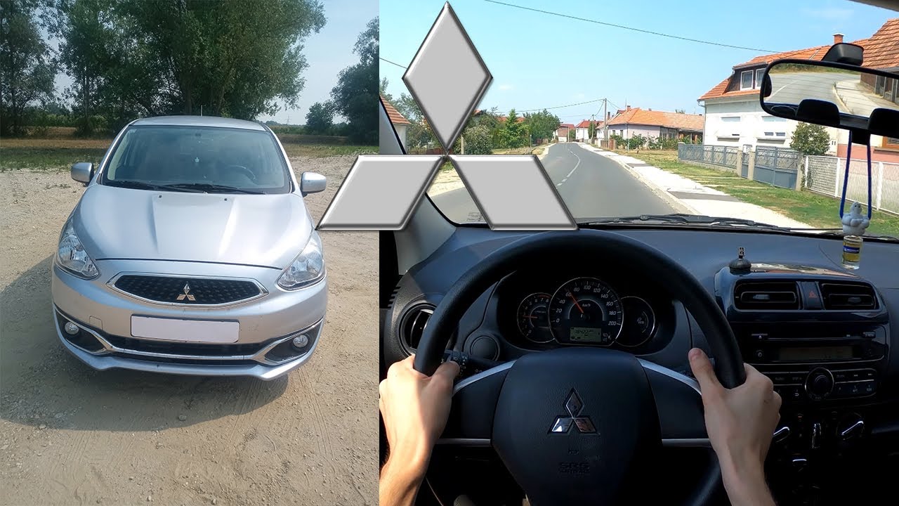 Mitsubishi Space Star 1.0 2016 (70HP) - POV Test Drive (Binaural Audio)