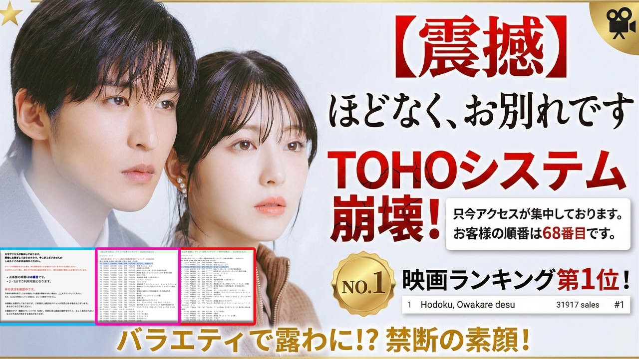 【震撼】目黒蓮×浜辺美波の最新作『ほどなく、お別れです』が映画界を征服！TOHOシステム崩壊の異常現象と、バラエティで露わになった“禁断の素顔”にファン大興奮！| メメ衝撃TV