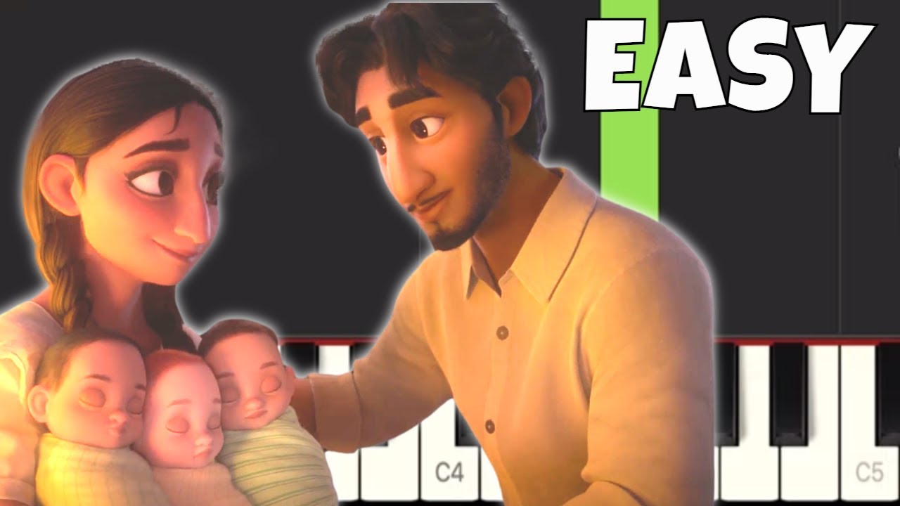 Disney's Encanto - Dos Oruguitas EASY Piano Tutorial