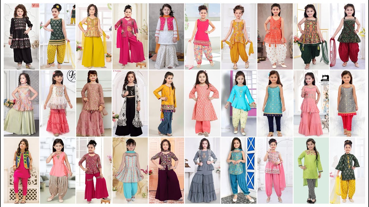 👰&zwj;♀️ kids patiala salwar Suit dress ideas | Little Girls Punjabi Suit Designs|Little Girl dress 2025