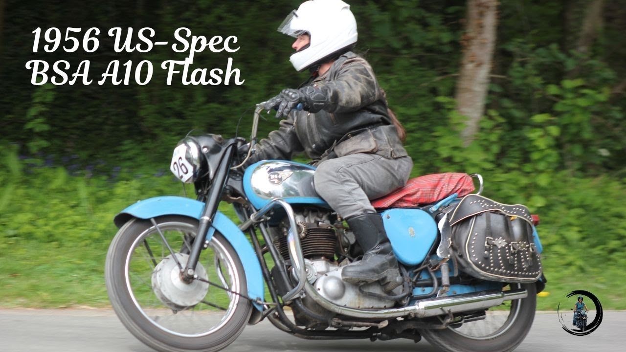 Julie Diplock's 1956 model US-Spec BSA 650cc A10