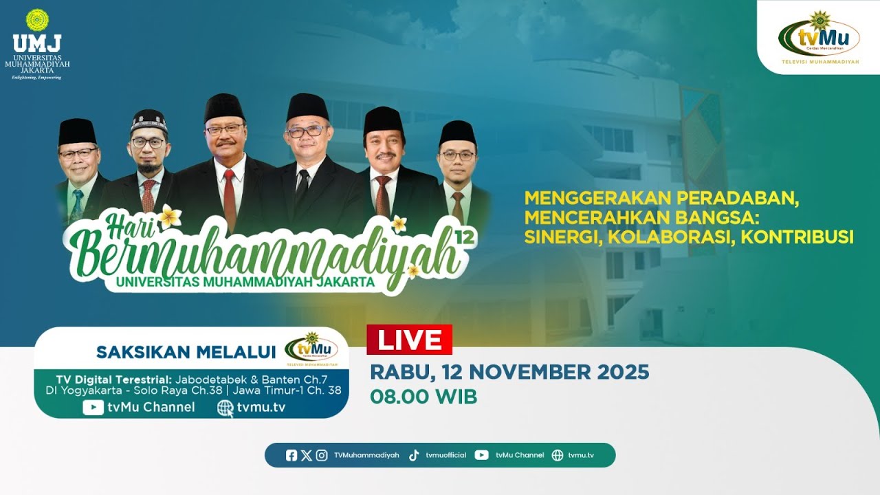 Hari Ber-Muhammadiyah UMJ | Menggerakan Peradaban Bangsa: Sinergi Kolaborasi, Kontribusi