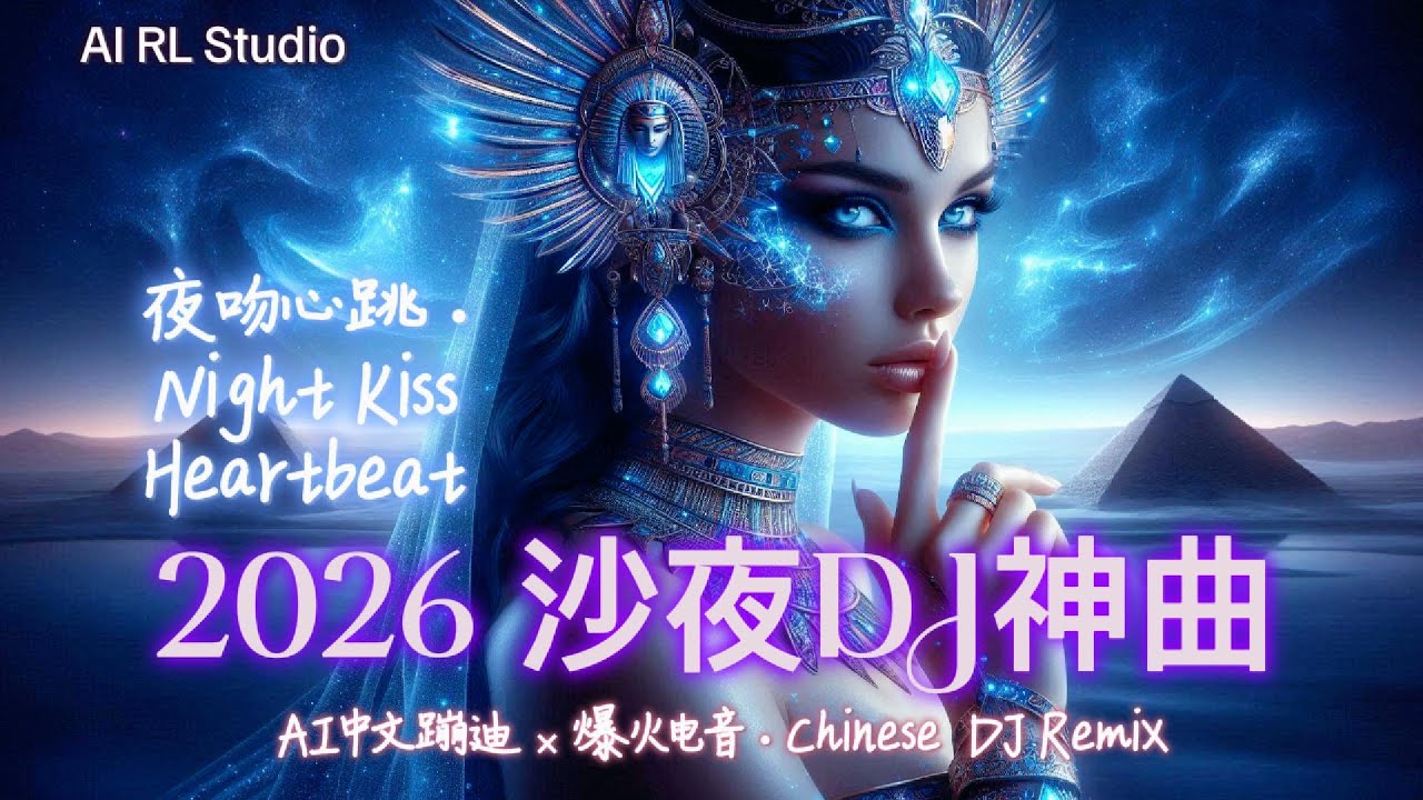 2026 沙夜重低音 DJ 神曲 🔥《夜吻心跳 · Night Kiss Heartbeat》嗨翻全场！| 中文蹦迪串烧 | 夜店洗脑神曲 | 爆火EDM派对合辑 | Chinese DJ Remix