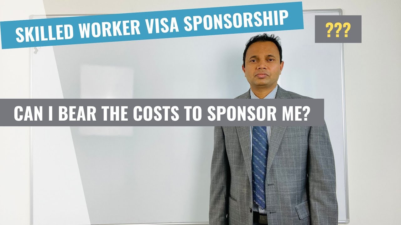 Can I pay the Cost of Skilled Worker Visa Sponsorship to my Employer?