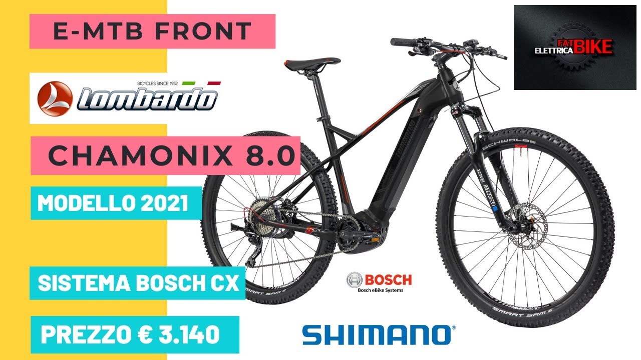 e-Bike -CHAMONIX 8.0- mod. 2021 ruote da 29