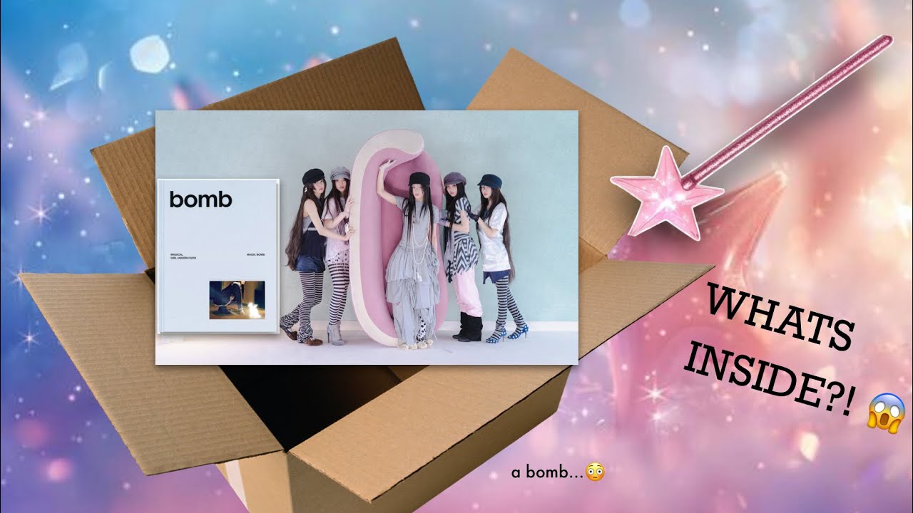 ILLIT - bomb (MAGIC BOMB Ver.) album unboxing 🪄