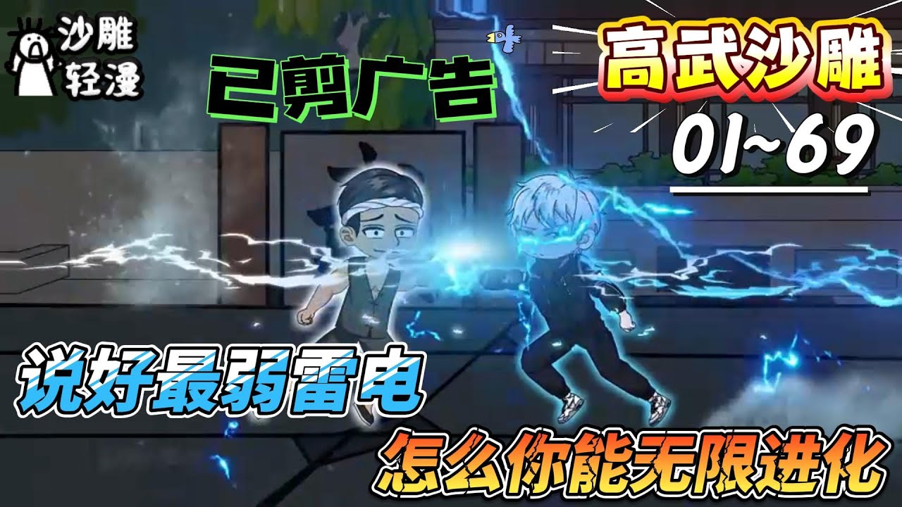 [MULTI SUB]高武动画【说好最弱雷电，怎么你能无限进化】获得深蓝系统，觉醒S级紫霄神雷！ #沙雕轻漫  #SDQM