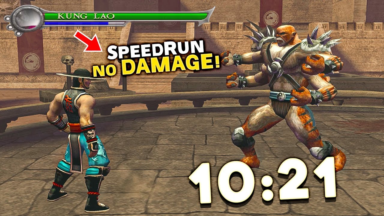 INCRÍVEL!! A SpeedRun PERFEITA de Mortal Kombat Shaolin Monks