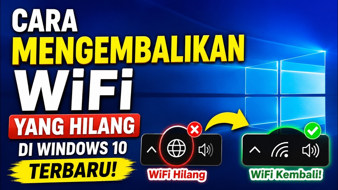 Cara Mengatasi WiFi Hilang di Windows 10 Terbaru