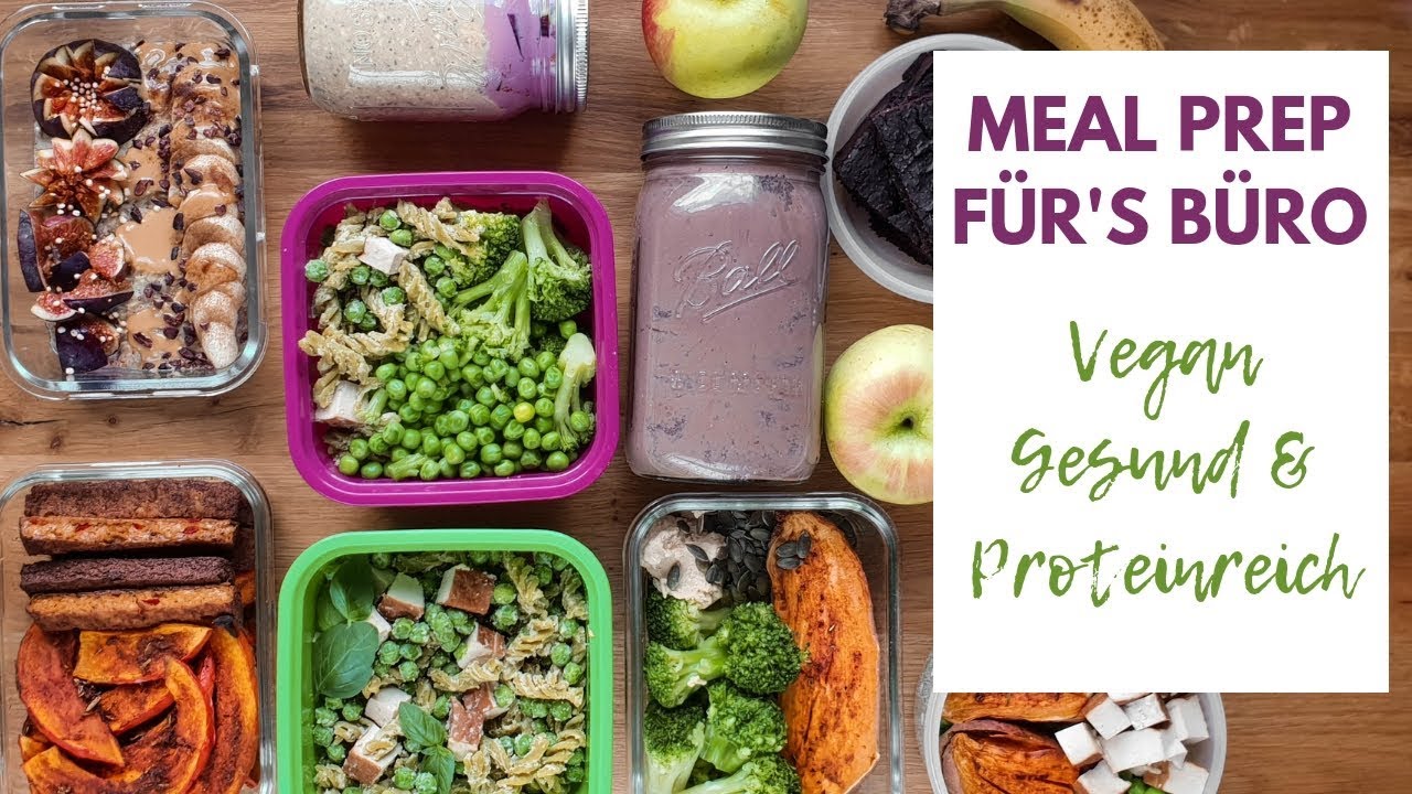 HIGH PROTEIN VEGAN MEAL PREP | Deutsch | Nutri-Plus