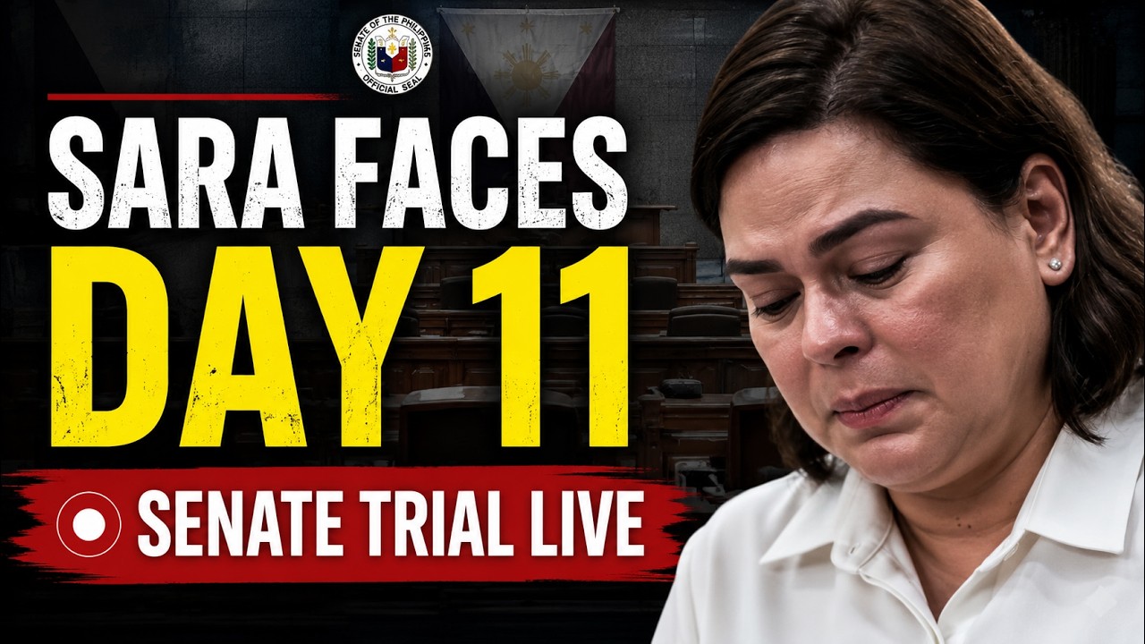 VP Sara Duterte Impeachment Trial Day 11 LIVE | Senate Trial Today | Sara Duterte LIVE Updates
