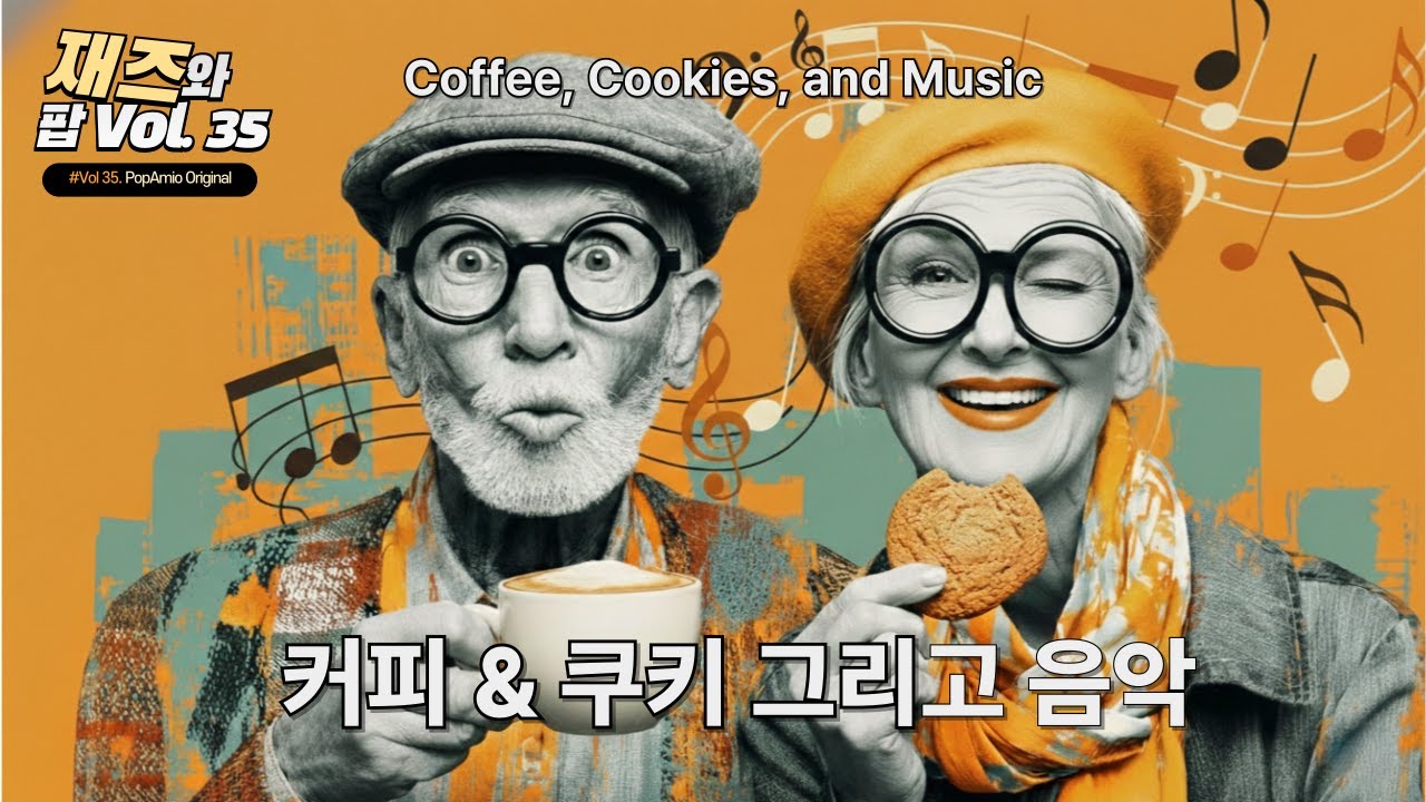 커피와 쿠키, 그리고 음악 | 재즈 & 팝 39분 ☕🍪Coffee, Cookies & Jazz Pop | PopAmio Vol.35