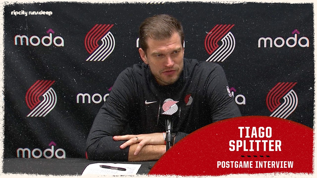 Tiago Splitter Talks After Wire-To-Wire Win in Brooklyn | Portland Trail Blazers | March 16, 2026