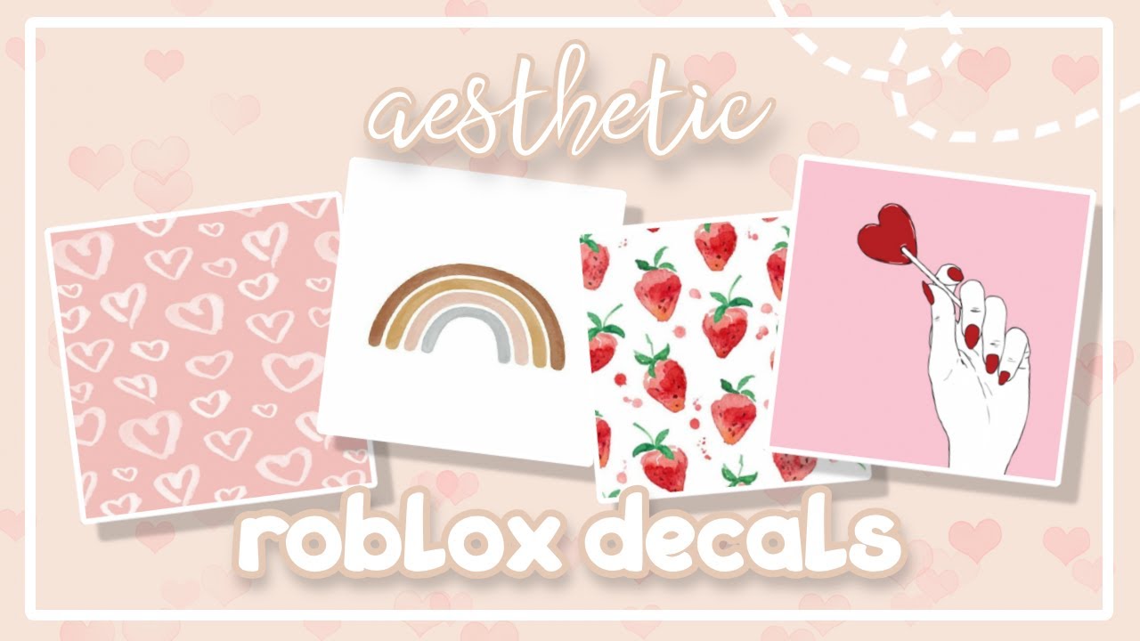 50 Aesthetic Roblox Decal Codes | Roblox
