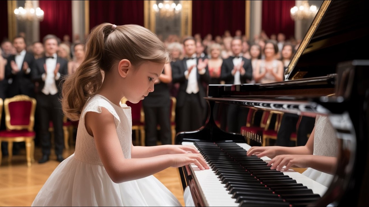 The Daughter of a Cleaner Sat at the Piano — What Followed Next Drew Famous Artists…