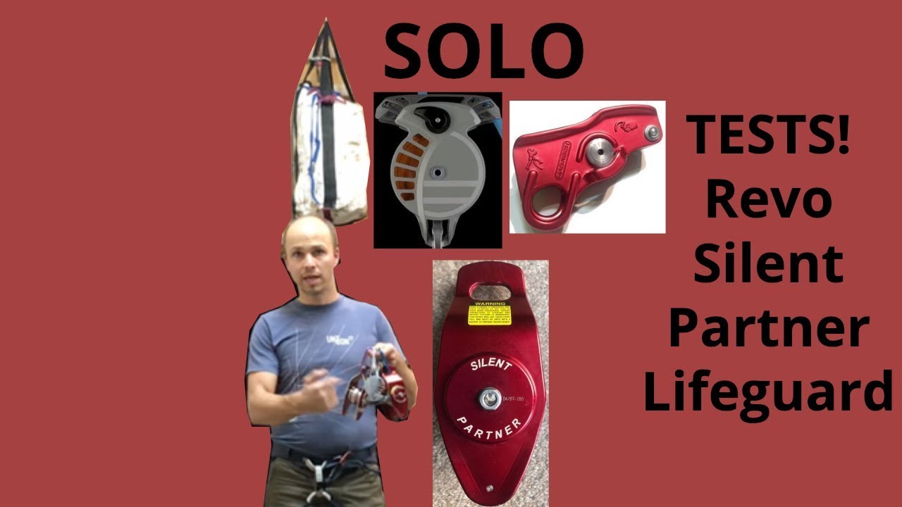 Test Of Lead Climbing Solo Devices (Part 3 - 50 kg weight)