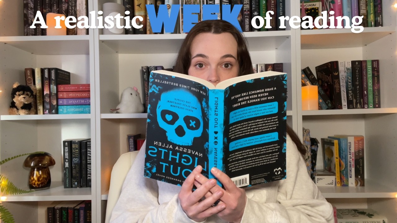 How much I *realistically* read in a week 📖☀️ a SPOILER FREE reading vlog