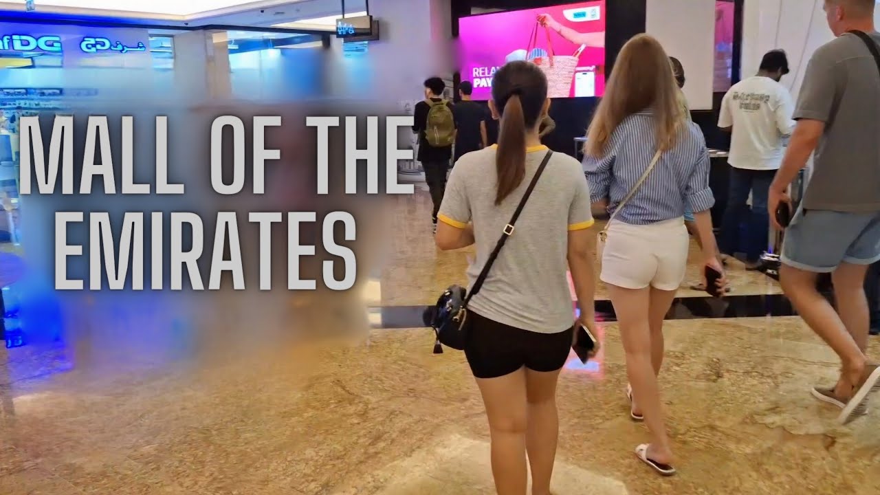 Mall of the Emirates Walking Tour 🇦🇪 | From Luxury Shops to Ski Dubai Adventure!