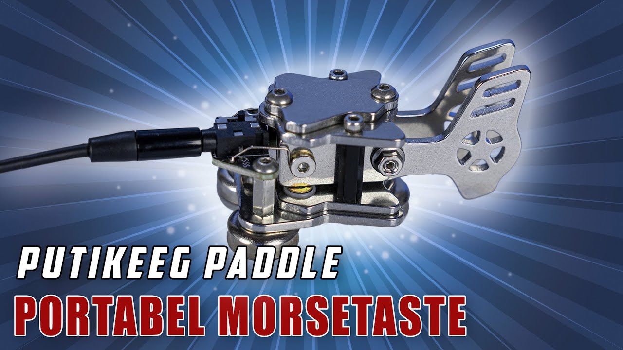 Putikeeg Paddle 🌳 Morsetaste für den Portabelbetrieb
