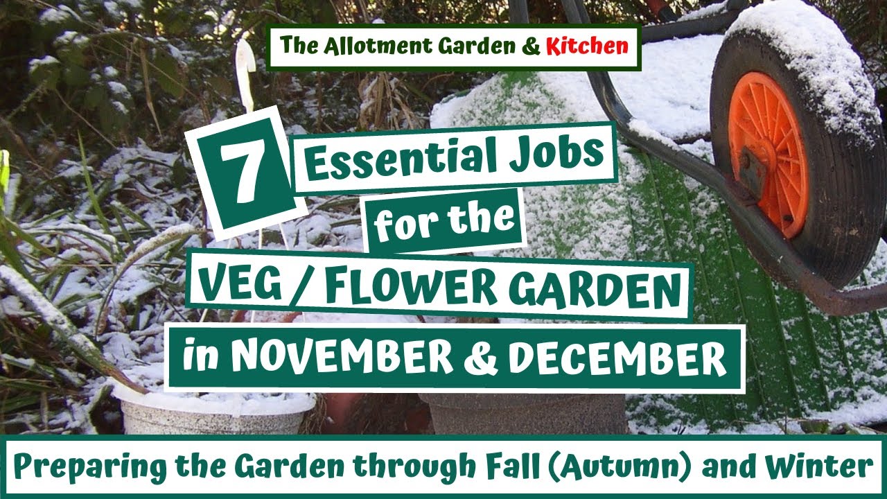 7 Essential November and December Jobs for the Vegetable and Flower Garden - Essential Tips #135