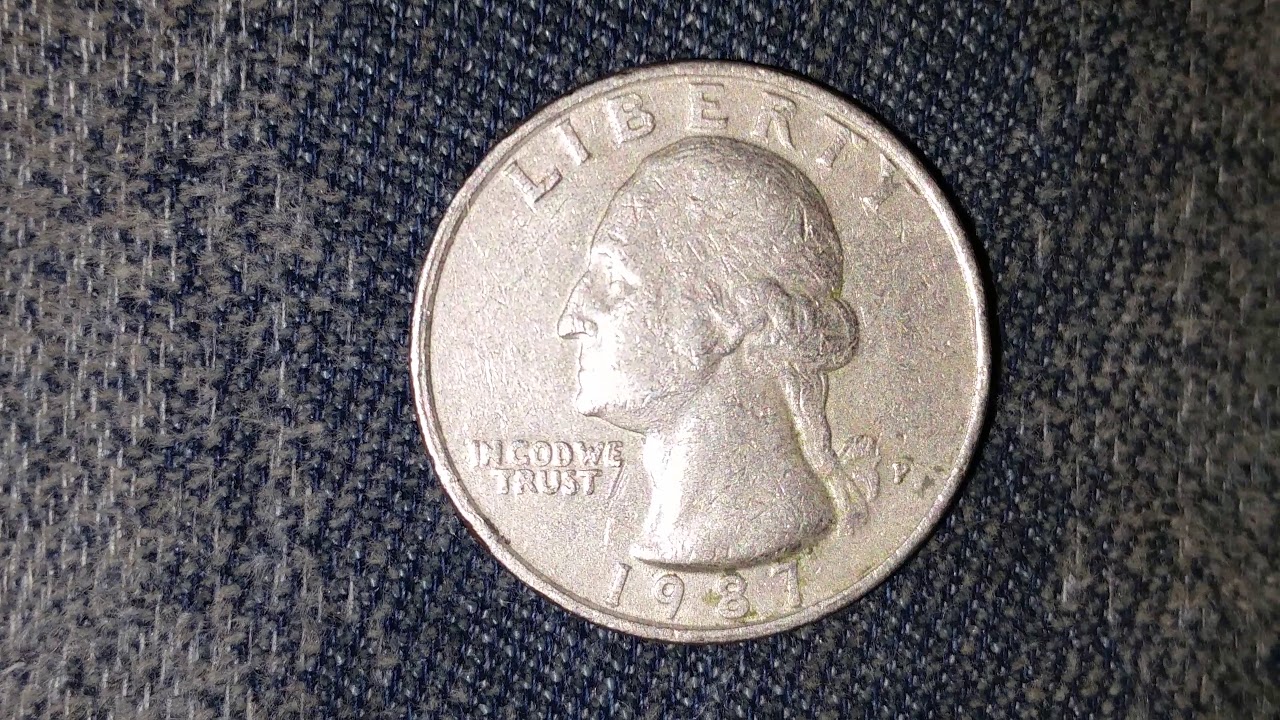 1987 P WASHINGTON QUARTER: 582,499,000 MINTED