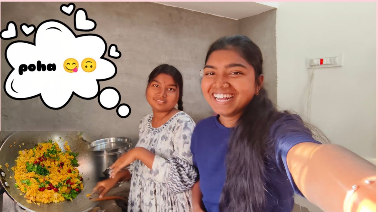 Aaj bnabo khusboo & mai poha 😋😍