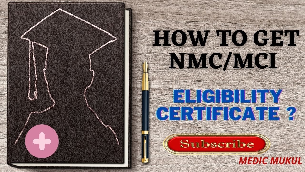 NMC Eligibility Certificate |NMC/MCI Eligibility certificate for MBBS students | Online Process |