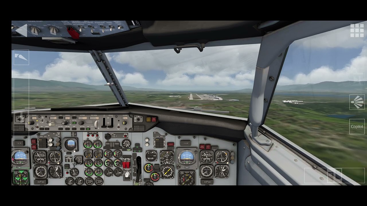 B737-500 Cockpit Landing (Aerofly fs 2022)