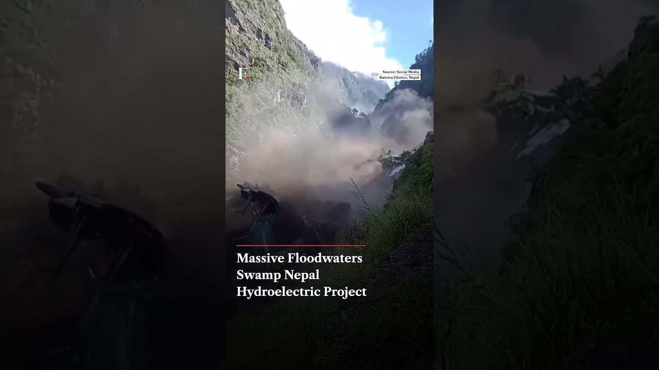 Massive Floodwaters Swamp Nepal Hydroelectric Project | N18G