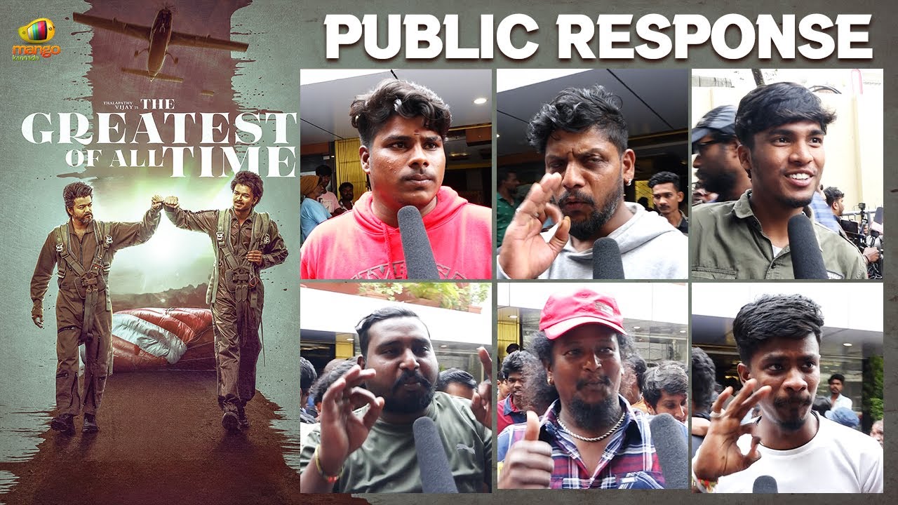 GOAT Public Response | GOAT FDFS Theatre Response | GOAT Response | Thalapathy Vijay | Venkat Prabhu