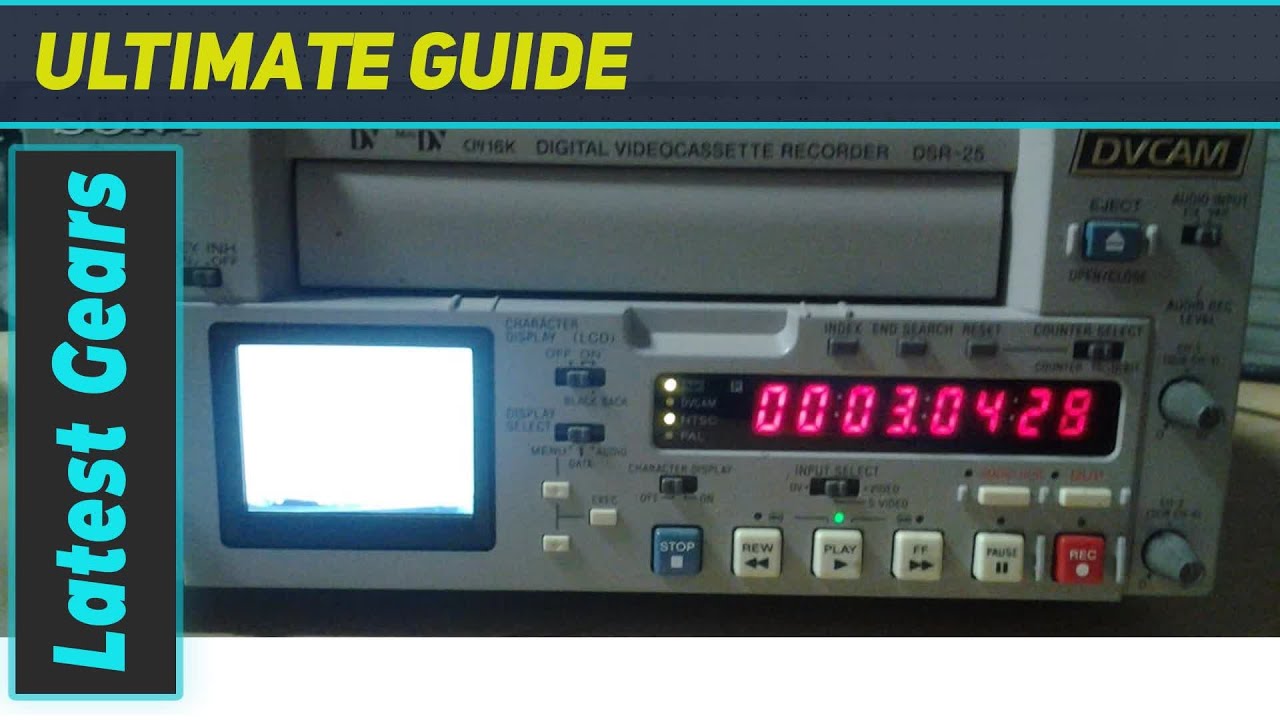 Sony DSR-25 DVCAM Digital Video Recorder & Player Review
