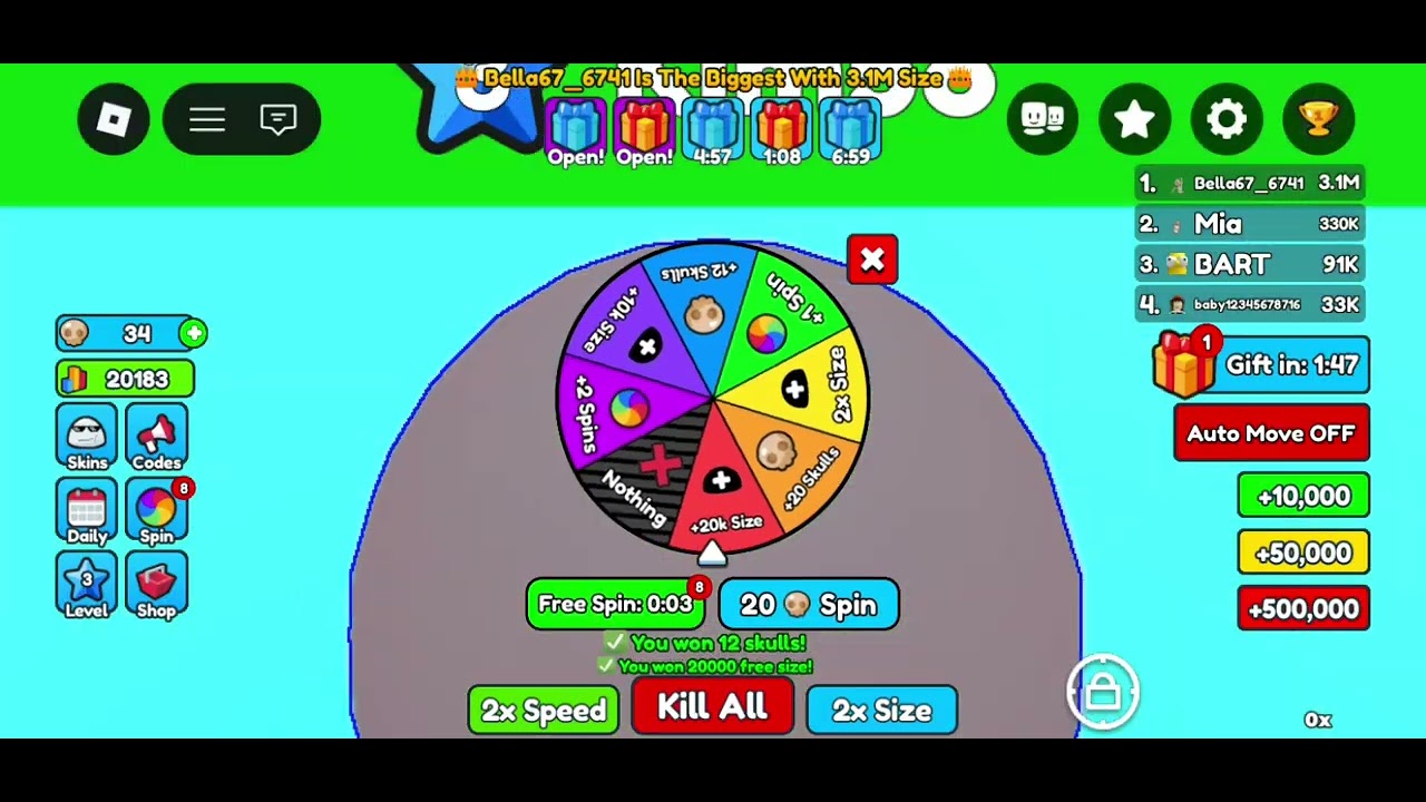 Playing blob eater or smth