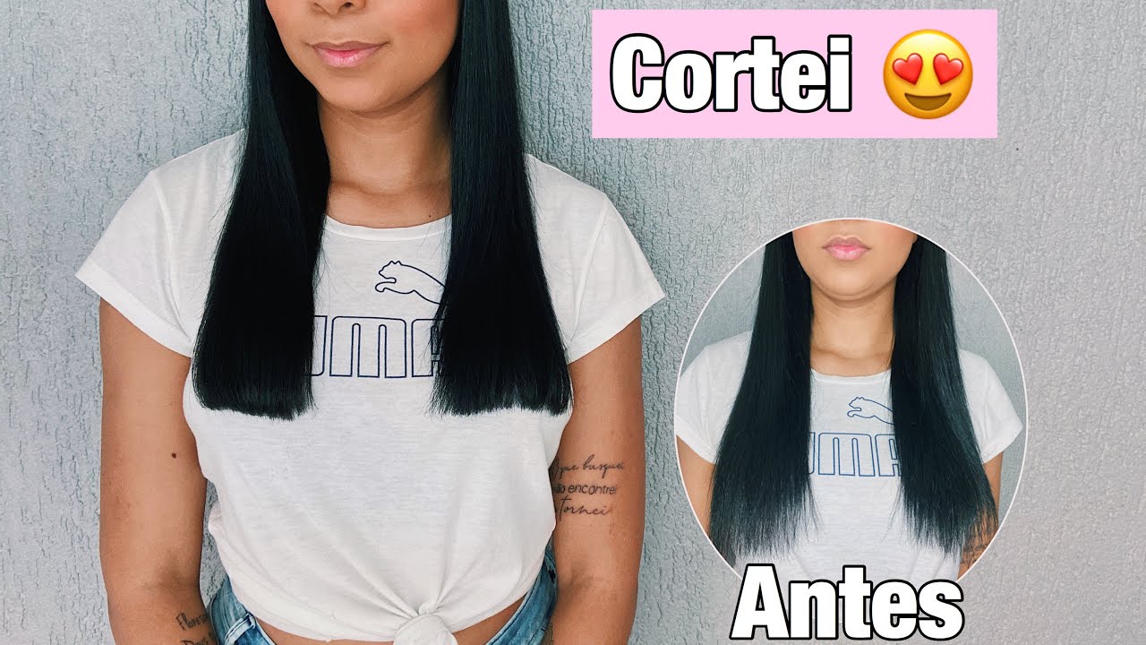 COMO EU CORTO MEU CABELO SOZINHA