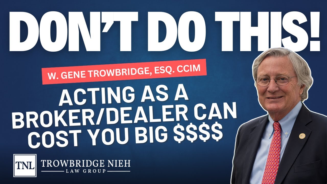 Don't Act as a Broker-Dealer
