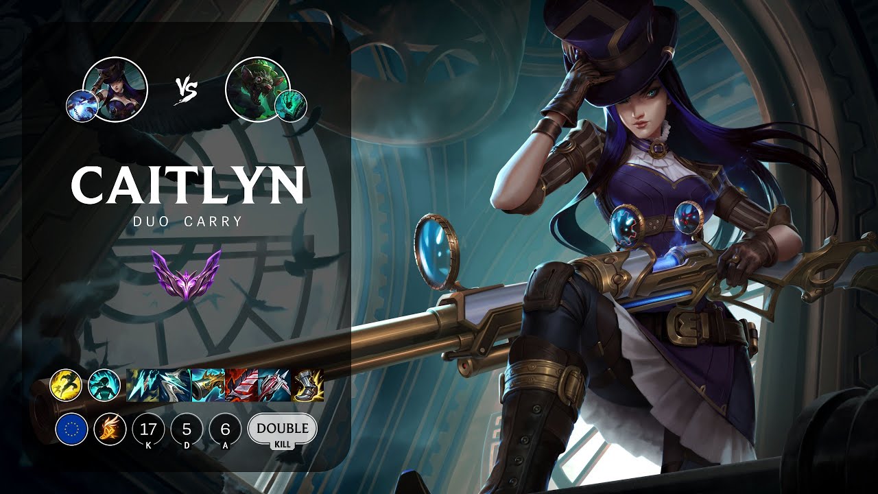 Caitlyn ADC vs Twitch - EUW Master Patch 13.17