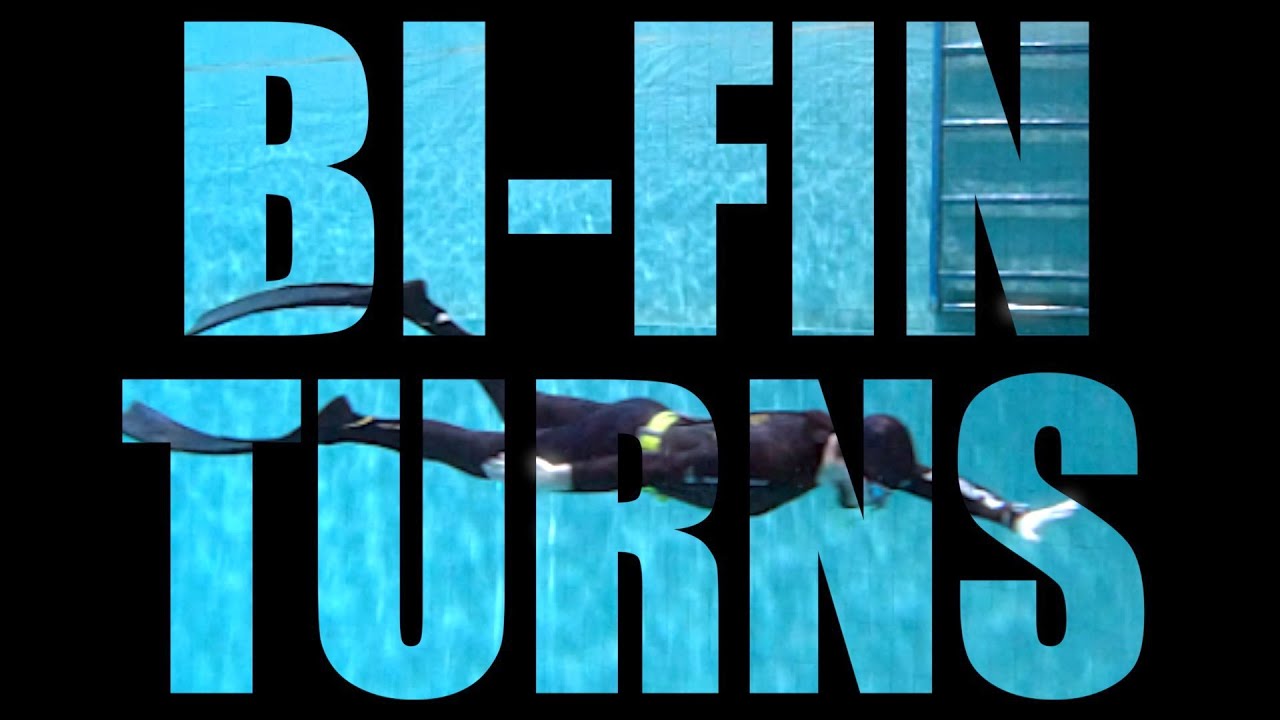 Freediving - BI-FIN TURNS on dynamic