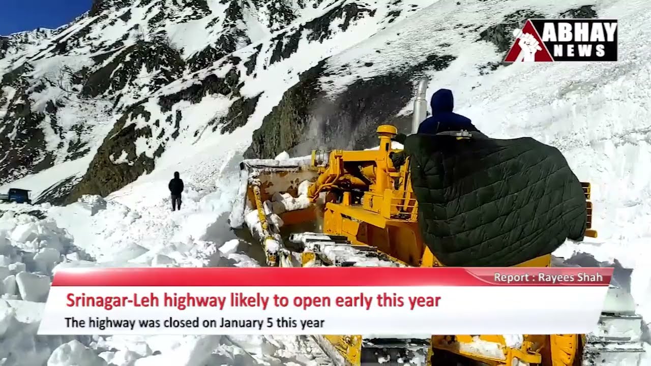 Zojila: The strategic 434 km Srinagar-Leh Highway likely to open early this year | Abhay News