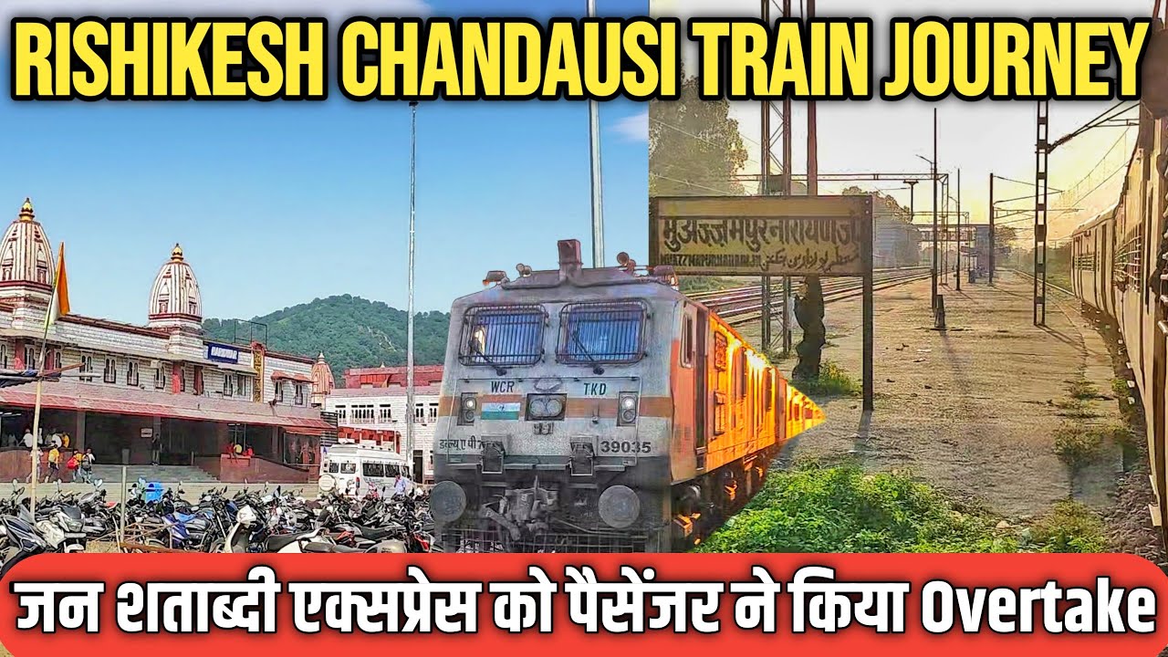 Rishikesh Chandausi Memorable Train Journey Compilation || Rishikesh Chandausi Passenger Train Yatra