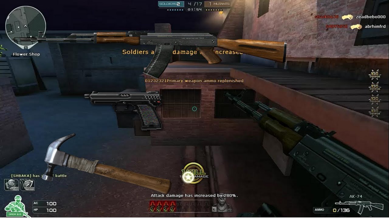 Crossfire NA 2.0 : AK 74 - USP - Hammer - Darkage Crossfire - Zombie V4
