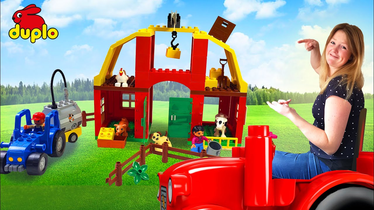 Build Lego Duplo Farm Barn 5649 ► Skupkes ◄ Lego Duplo Boerderij Schuur  stop motion build