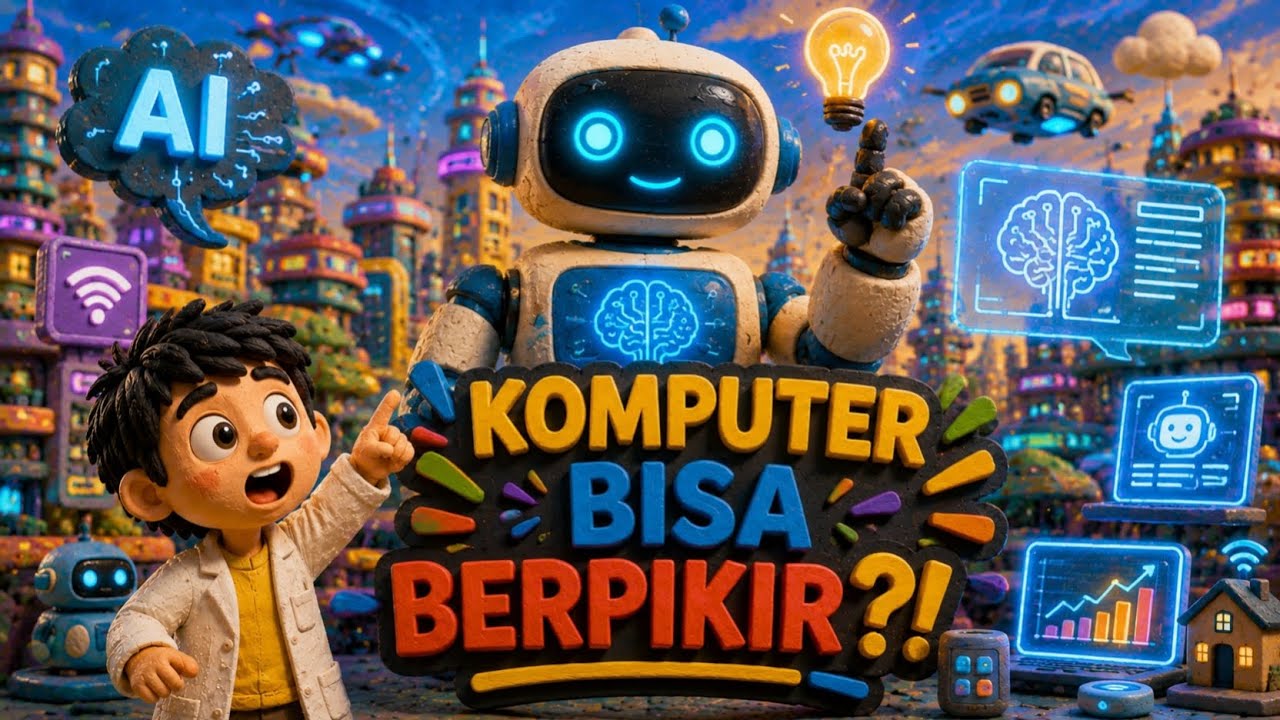 Komputer Bisa Berpikir?! Mengenal Kecerdasan Buatan (AI) untuk Anak