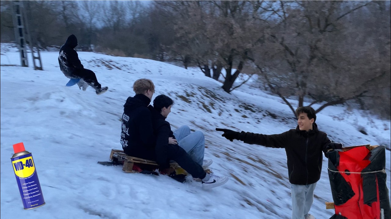 ZBUDOWALIŚMY swoje WŁASNE SANKI