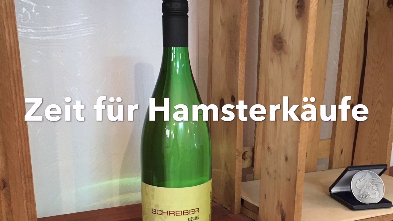 Coronavirus - der Wein wird knapp 😱
