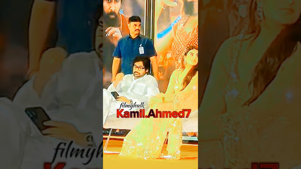 deputy CM of Ap pawankalyan garu killing swag is unmatchable at hariharaveeramallu sucess meet #hhvm