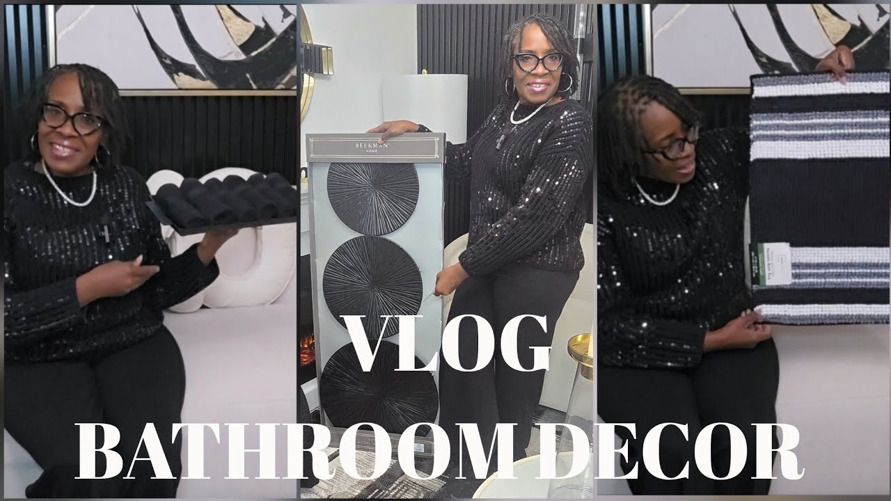 VLOG / ABOVE TOILET/ BATHROOM DECOR 