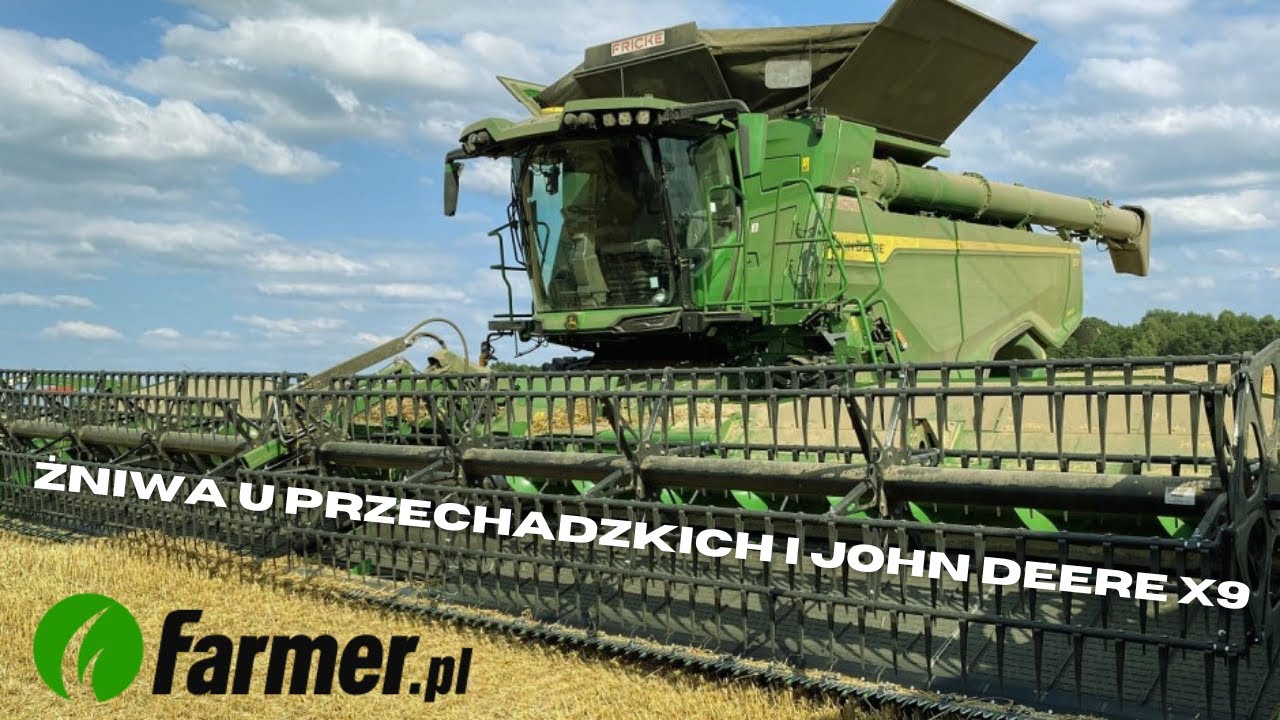 Żniwa u Przechadzkich i John Deere X9 | Farmer.pl