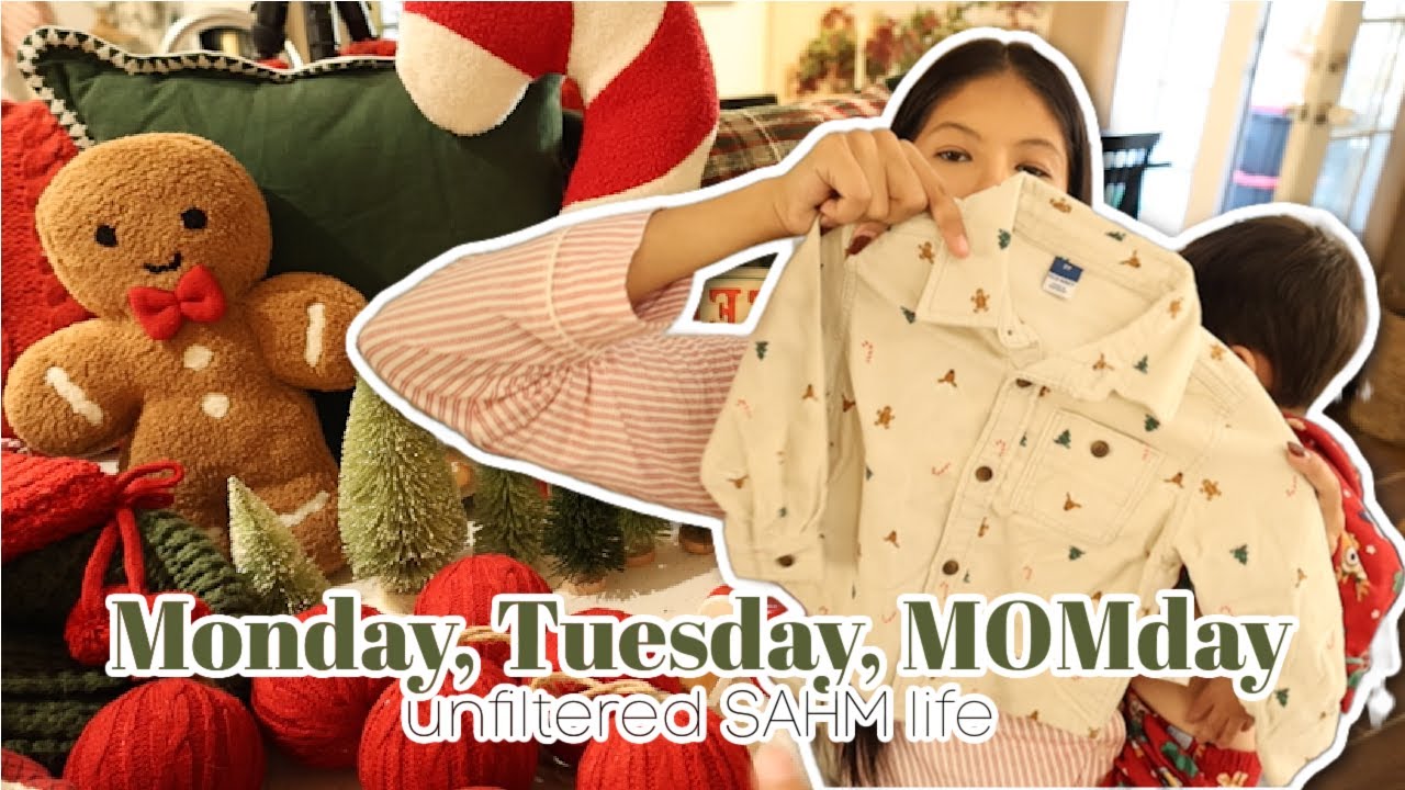 Понедельник, вторник, MOMday Unfiltered SAHM Life | Домашнее хозяйство, хаос в детстве и улучшени...