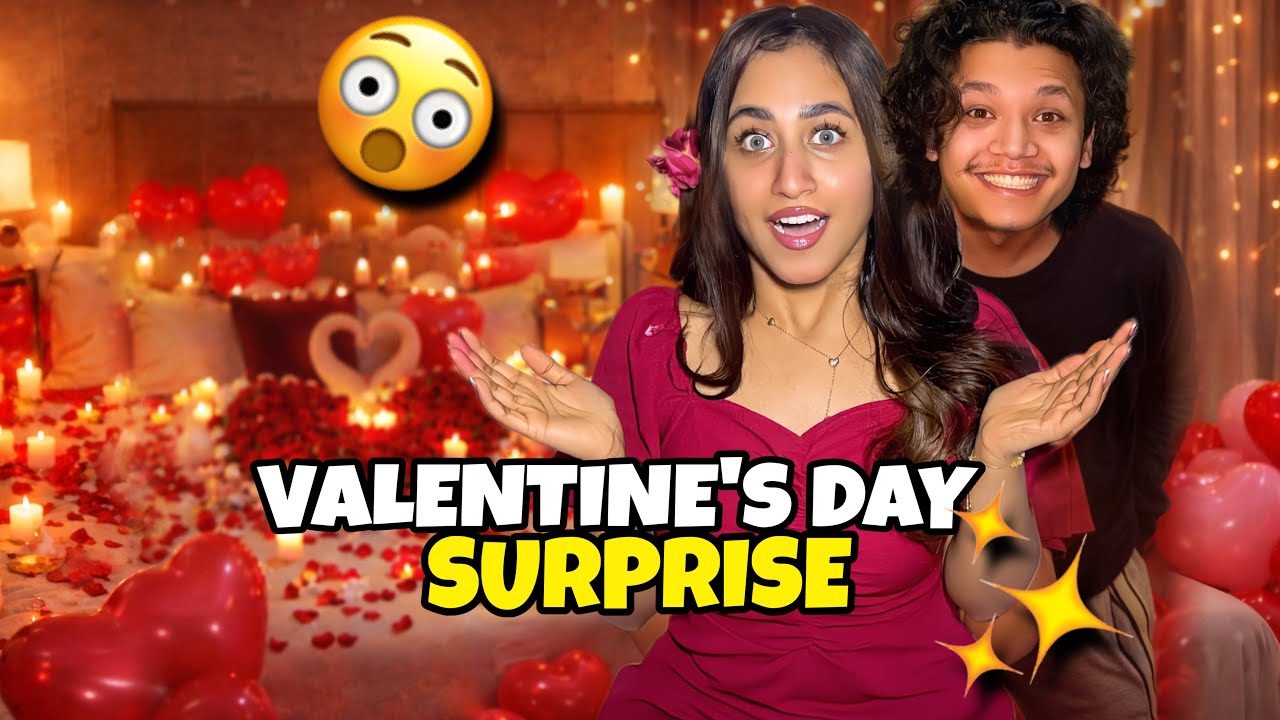 OUR FIRST VALENTINE TOGETHER 🙈❤️ #alizehjamali 