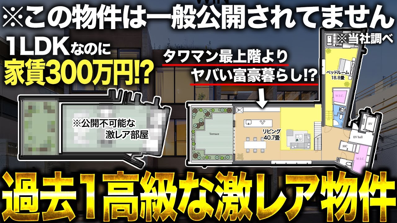 【超高級物件】何この異次元の間取り！？1LDK300万円の超激レア物件に潜入したら異次元すぎた件