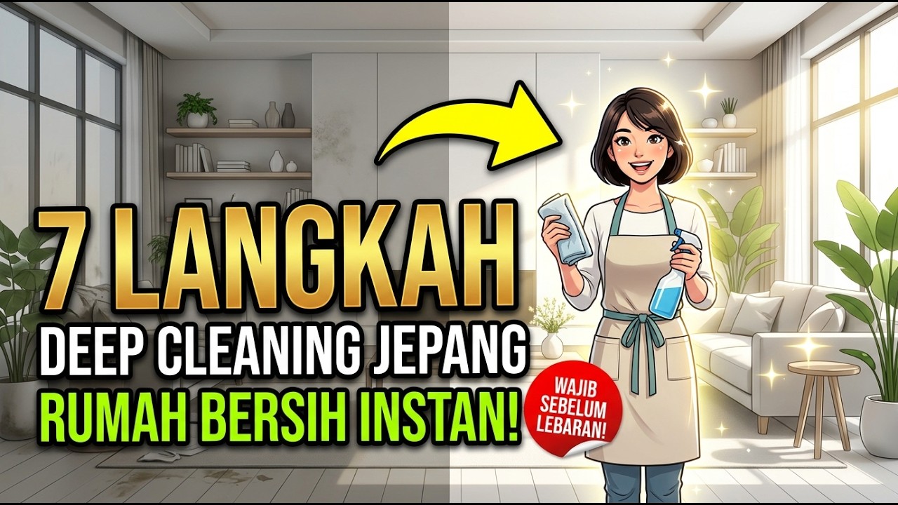 7 Langkah Deep Cleaning ala Metode Jepang untuk Bersih Bersih Total Menjelang Lebaran